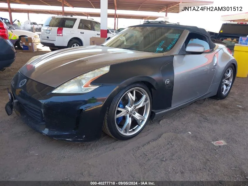 2010 Nissan 370Z Touring VIN: JN1AZ4FH2AM301512 Lot: 40277718