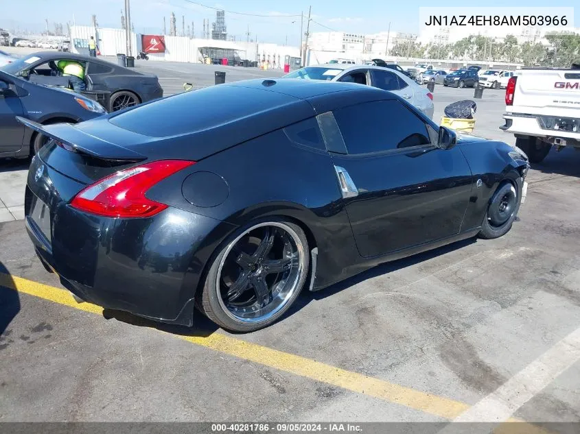 2010 Nissan 370Z Touring VIN: JN1AZ4EH8AM503966 Lot: 40281786