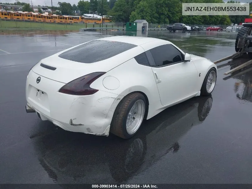 JN1AZ4EH0BM553438 2011 Nissan 370Z