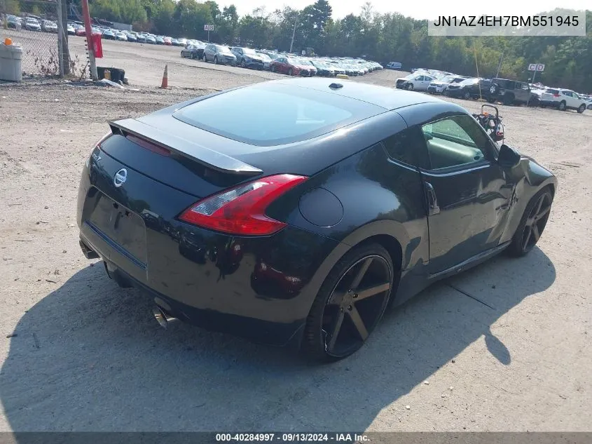 JN1AZ4EH7BM551945 2011 Nissan 370Z Touring