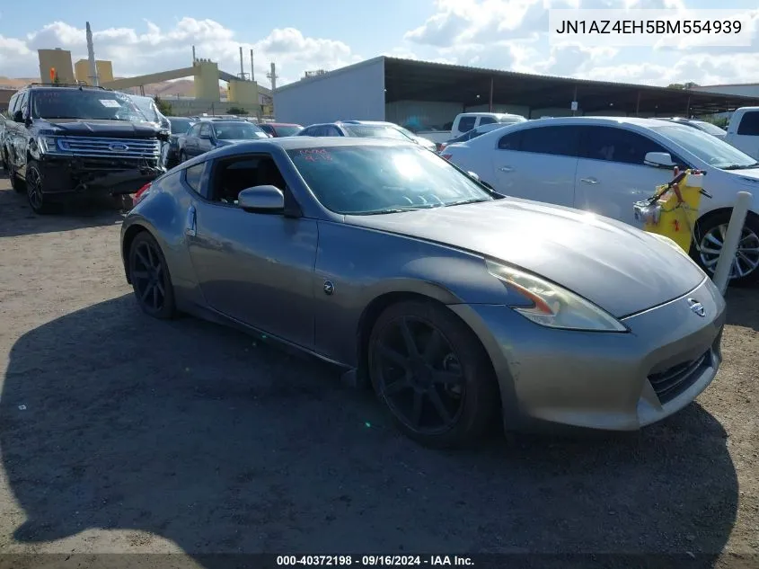 2011 Nissan 370Z VIN: JN1AZ4EH5BM554939 Lot: 40372198