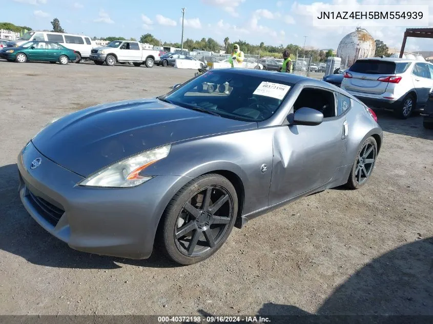 2011 Nissan 370Z VIN: JN1AZ4EH5BM554939 Lot: 40372198