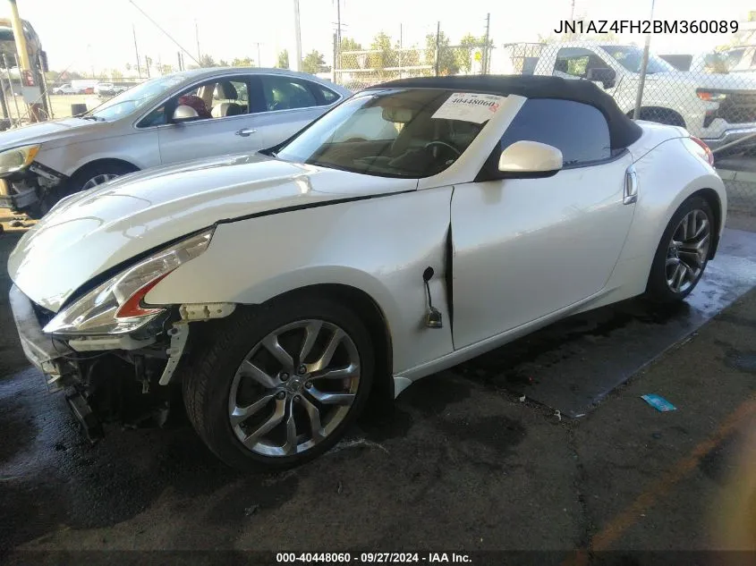 JN1AZ4FH2BM360089 2011 Nissan 370Z Touring