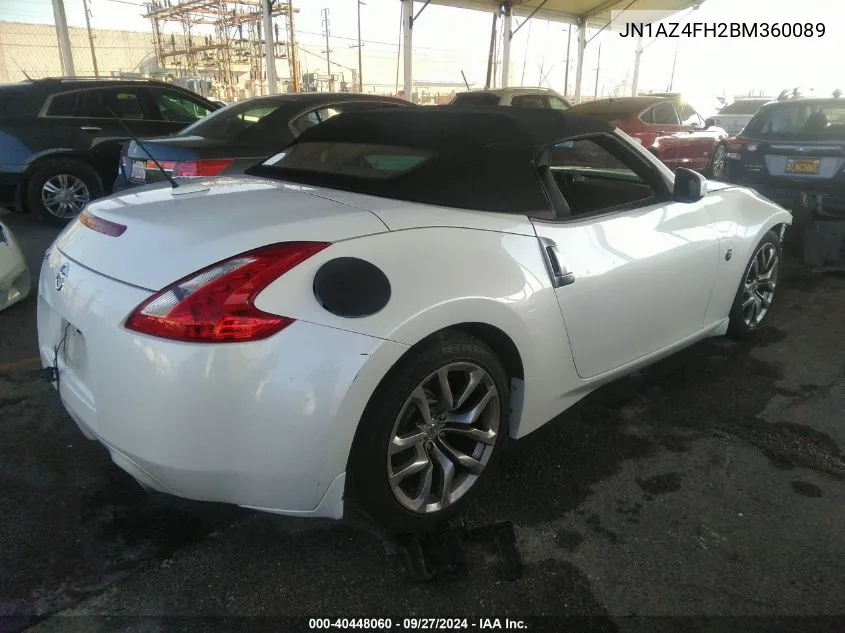 JN1AZ4FH2BM360089 2011 Nissan 370Z Touring