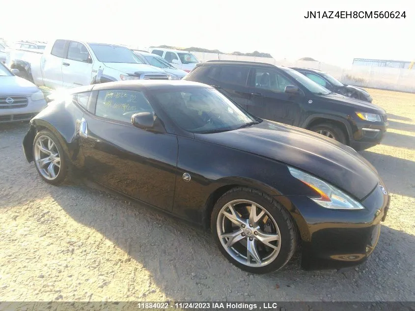 2012 Nissan 370Z Touring/Nismo VIN: JN1AZ4EH8CM560624 Lot: 11884022