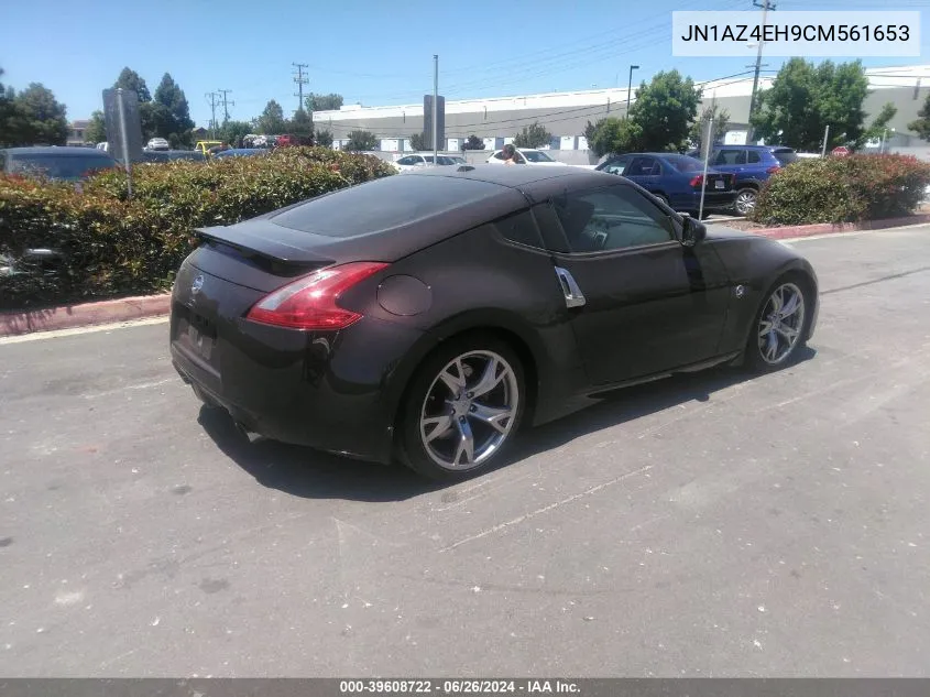 2012 Nissan 370Z Touring VIN: JN1AZ4EH9CM561653 Lot: 39608722