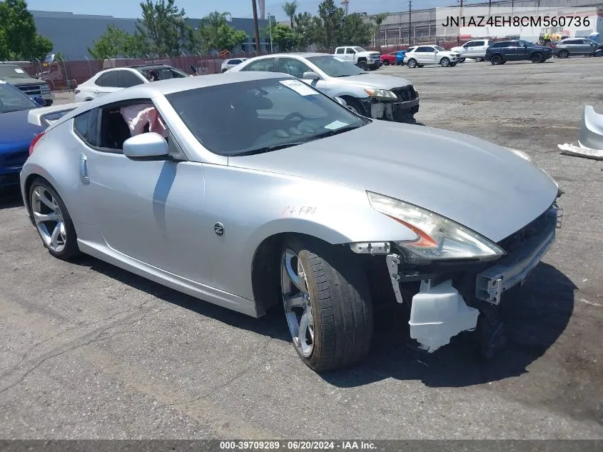 2012 Nissan 370Z Nismo VIN: JN1AZ4EH8CM560736 Lot: 39709289