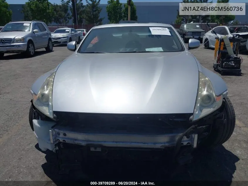 2012 Nissan 370Z Nismo VIN: JN1AZ4EH8CM560736 Lot: 39709289