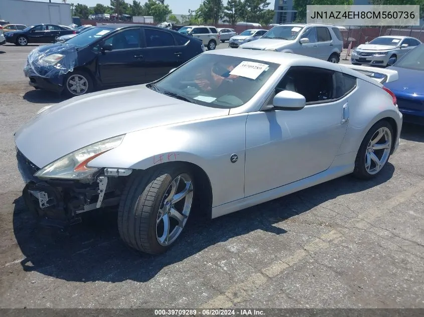 2012 Nissan 370Z Nismo VIN: JN1AZ4EH8CM560736 Lot: 39709289