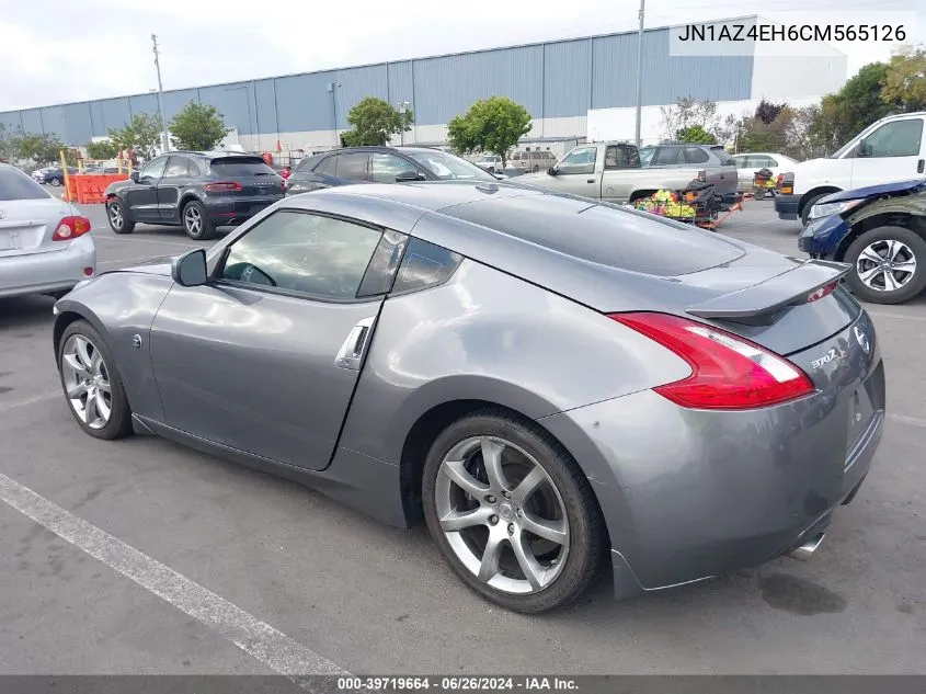 JN1AZ4EH6CM565126 2012 Nissan 370Z Touring/Nismo