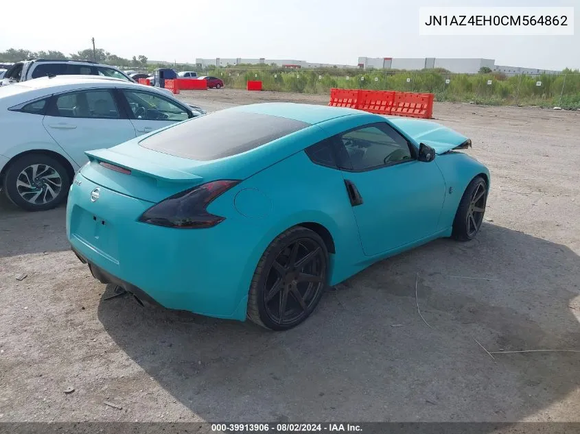 2012 Nissan 370Z VIN: JN1AZ4EH0CM564862 Lot: 39913906