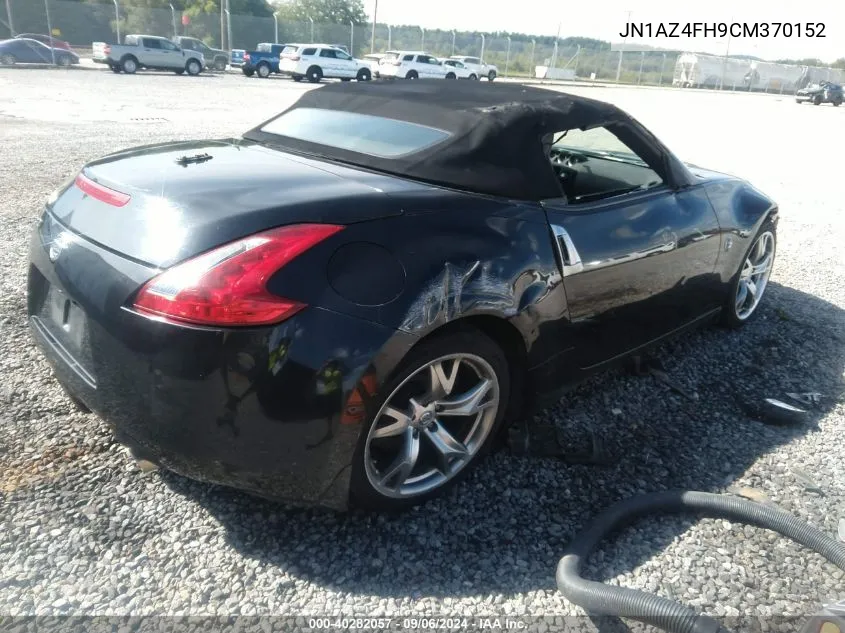 2012 Nissan 370Z Touring VIN: JN1AZ4FH9CM370152 Lot: 40282057