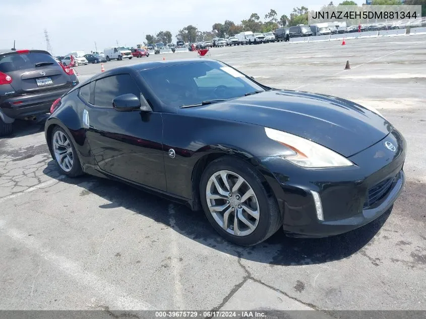 2013 Nissan 370Z VIN: JN1AZ4EH5DM881344 Lot: 39675729