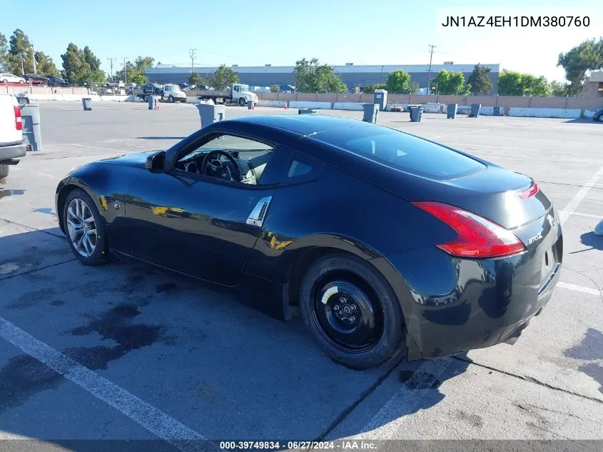 2013 Nissan 370Z VIN: JN1AZ4EH1DM380760 Lot: 39749834