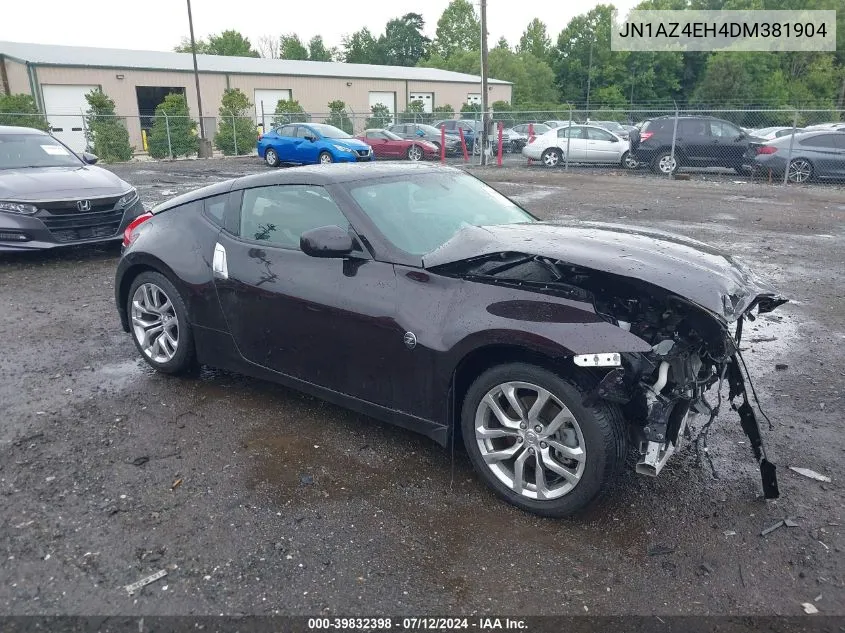 2013 Nissan 370Z VIN: JN1AZ4EH4DM381904 Lot: 39832398