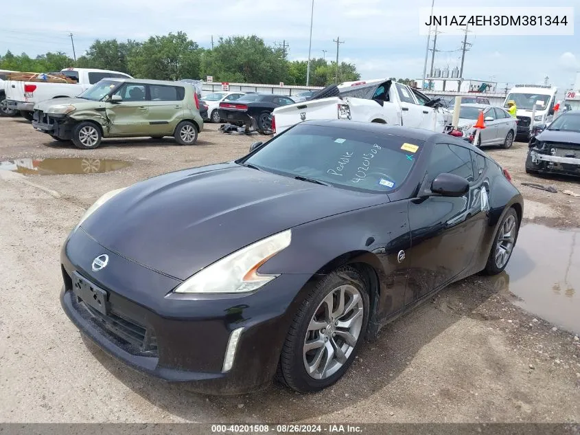 JN1AZ4EH3DM381344 2013 Nissan 370Z Touring