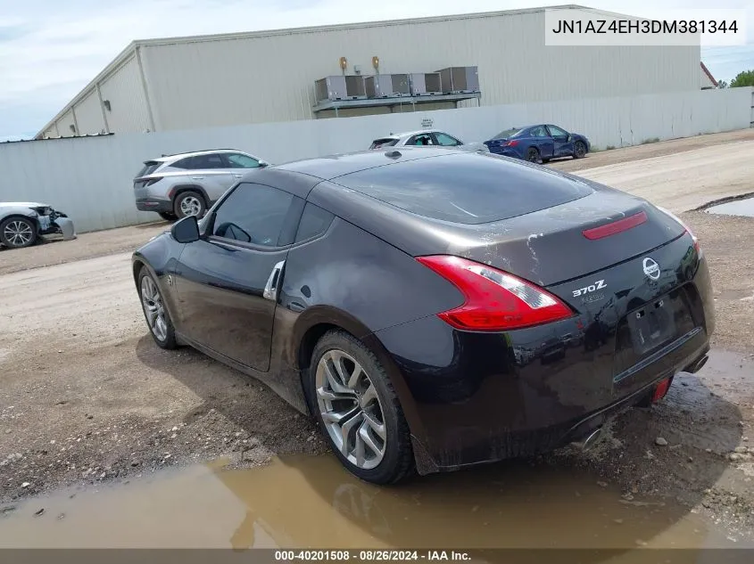 JN1AZ4EH3DM381344 2013 Nissan 370Z Touring