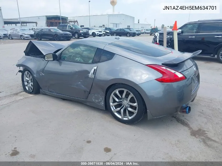 2014 Nissan 370Z Touring VIN: JN1AZ4EH5EM634701 Lot: 39571838