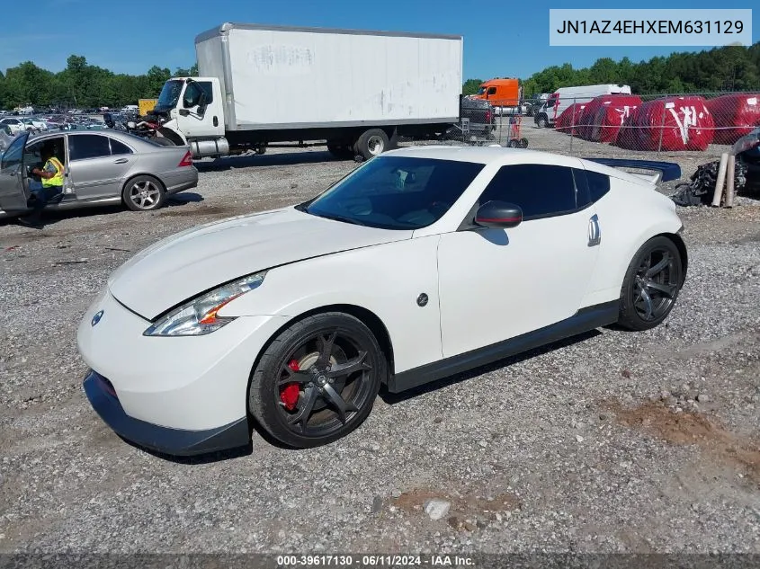 2014 Nissan 370Z Nismo VIN: JN1AZ4EHXEM631129 Lot: 39617130