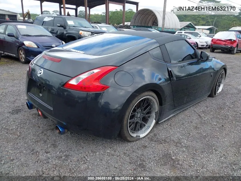 2014 Nissan 370Z VIN: JN1AZ4EH1EM632170 Lot: 39688188