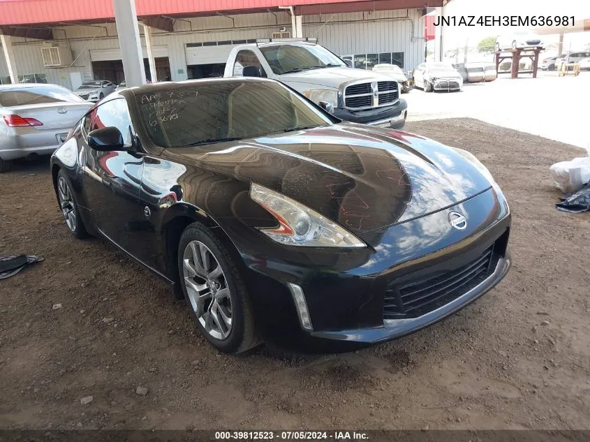 2014 Nissan 370Z Touring VIN: JN1AZ4EH3EM636981 Lot: 39812523