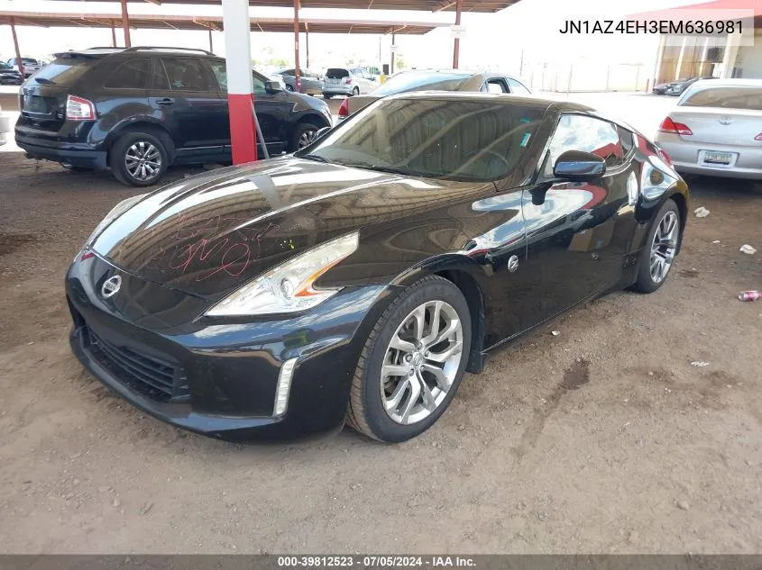 JN1AZ4EH3EM636981 2014 Nissan 370Z Touring