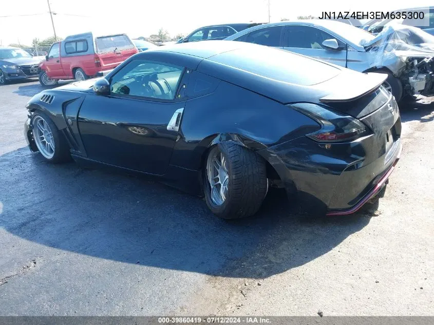 2014 Nissan 370Z Touring/Nismo VIN: JN1AZ4EH3EM635300 Lot: 39860419