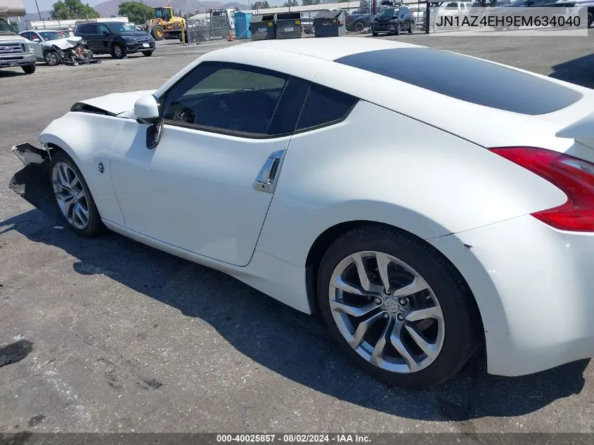 2014 Nissan 370Z VIN: JN1AZ4EH9EM634040 Lot: 40025857