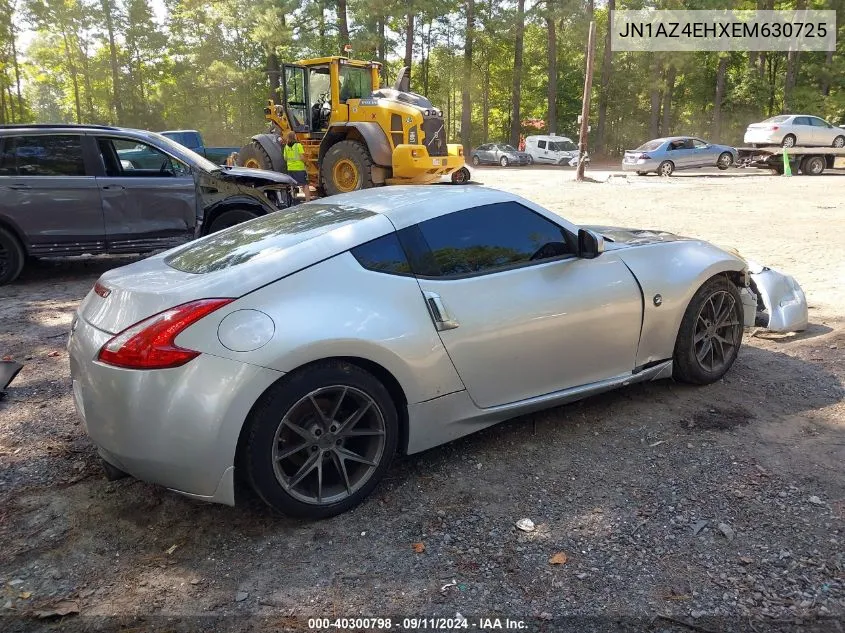 2014 Nissan 370Z VIN: JN1AZ4EHXEM630725 Lot: 40300798