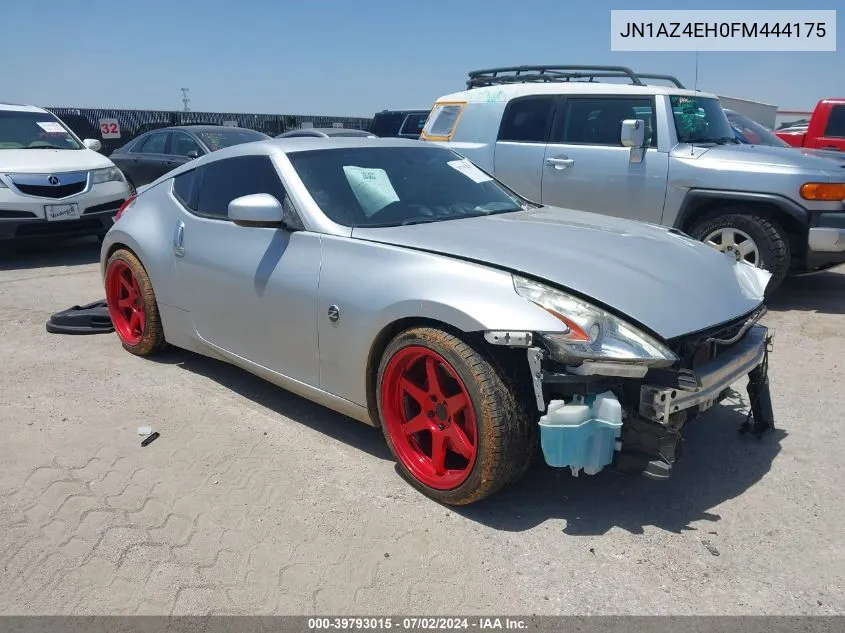 2015 Nissan 370Z Nismo/Nismo Tech/Sport/Sport Tech/Touring VIN: JN1AZ4EH0FM444175 Lot: 39793015