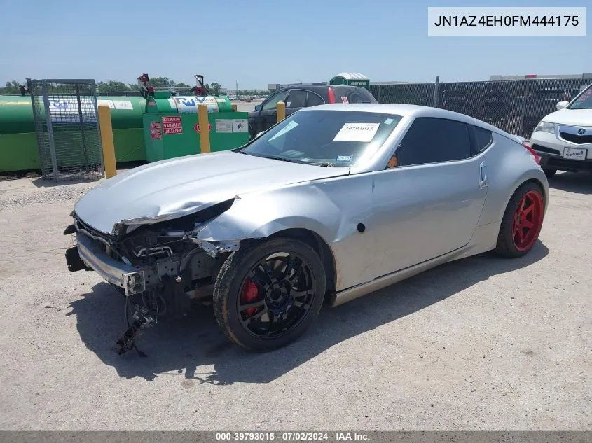 2015 Nissan 370Z Nismo/Nismo Tech/Sport/Sport Tech/Touring VIN: JN1AZ4EH0FM444175 Lot: 39793015