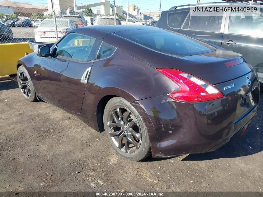 2015 Nissan 370Z VIN: JN1AZ4EH6FM440969 Lot: 40238799