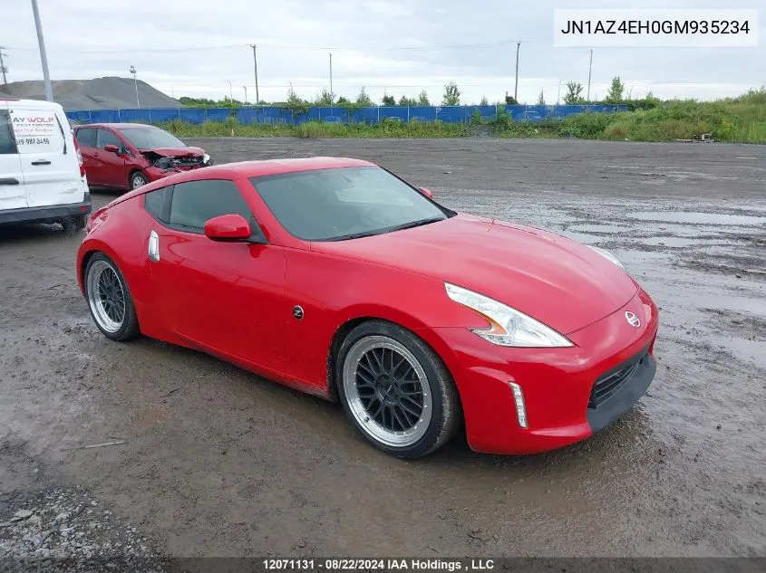 JN1AZ4EH0GM935234 2016 Nissan 370Z Tour/Spt/Tech/Nismo/Tech