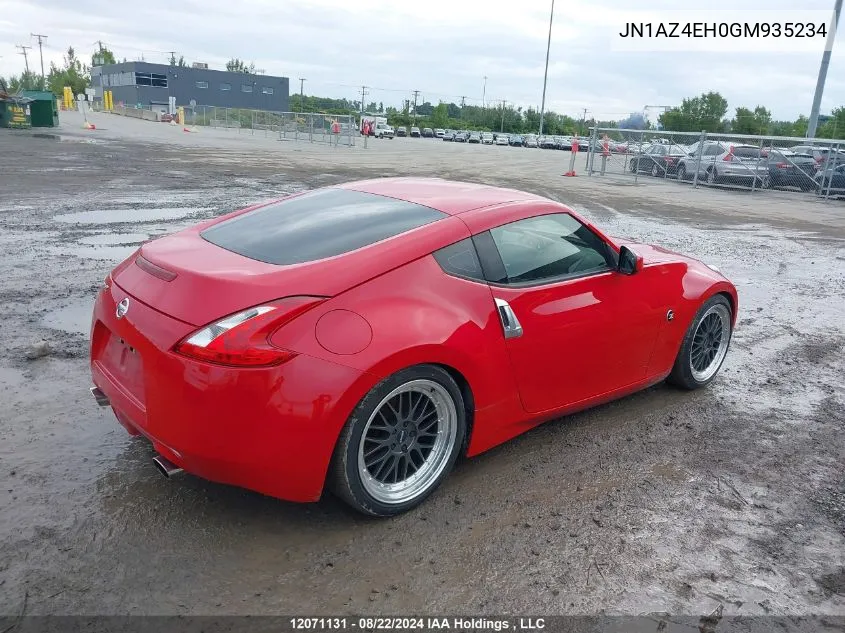 JN1AZ4EH0GM935234 2016 Nissan 370Z Tour/Spt/Tech/Nismo/Tech