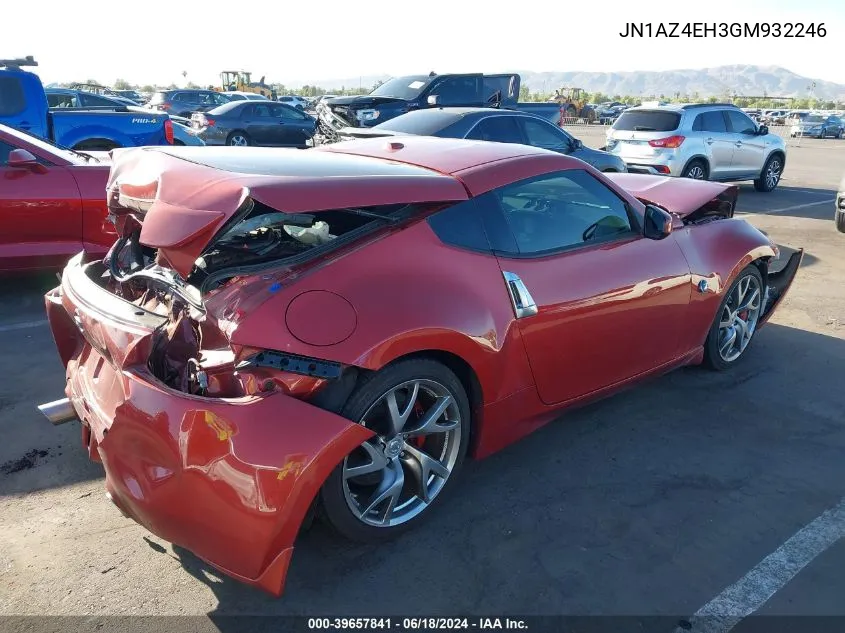 JN1AZ4EH3GM932246 2016 Nissan 370Z Sport Tech