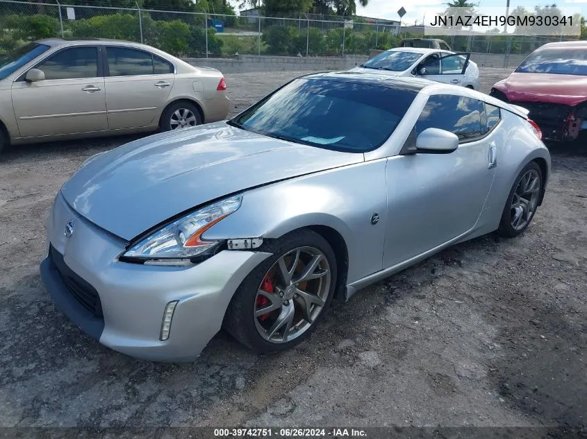 2016 Nissan 370Z Sport VIN: JN1AZ4EH9GM930341 Lot: 39742751