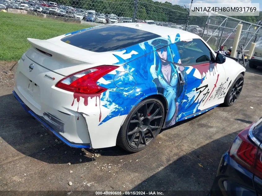 JN1AZ4EH8GM931769 2016 Nissan 370Z Nismo Tech