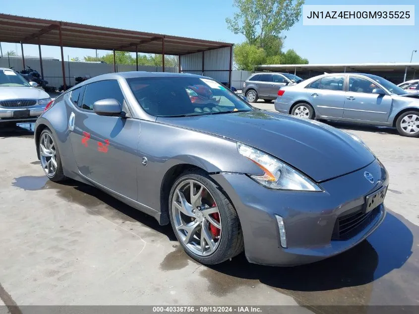 2016 Nissan 370Z Sport VIN: JN1AZ4EH0GM935525 Lot: 40336756