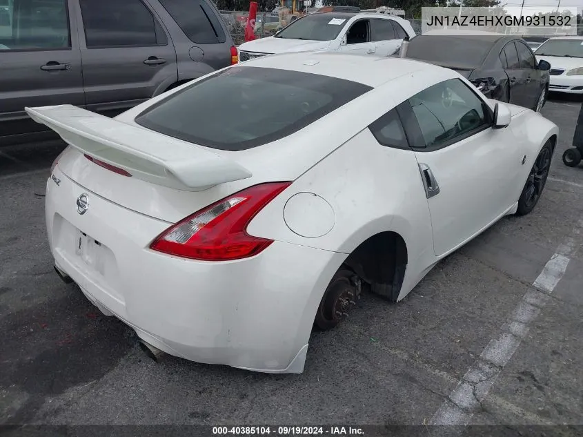 JN1AZ4EHXGM931532 2016 Nissan 370Z Touring