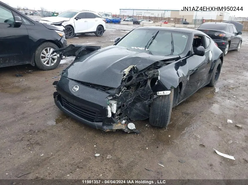 JN1AZ4EHXHM950244 2017 Nissan 370Z