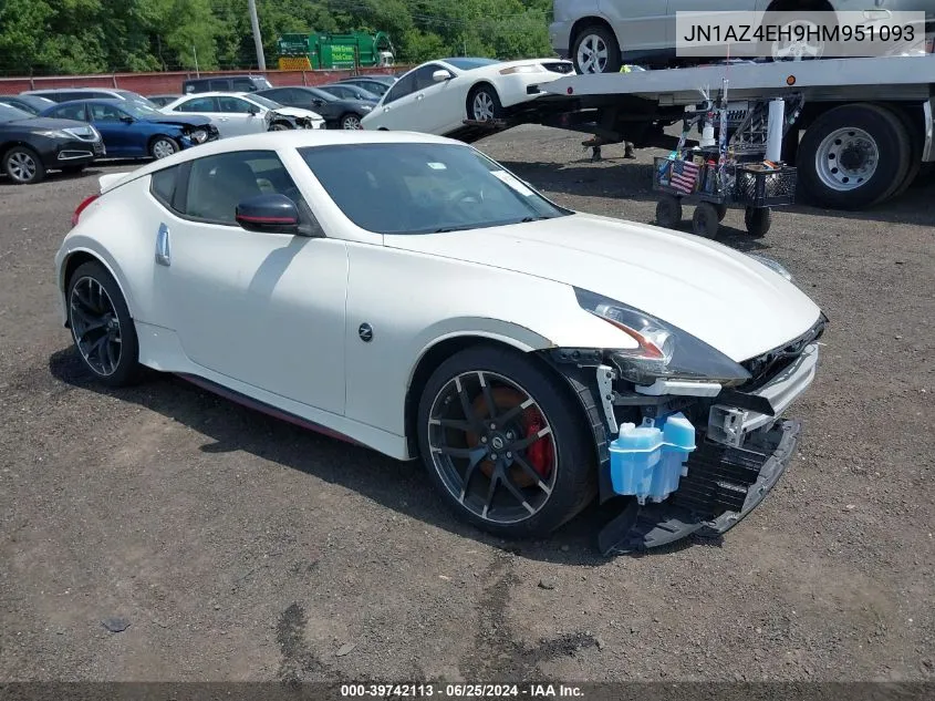 JN1AZ4EH9HM951093 2017 Nissan 370Z Nismo Tech