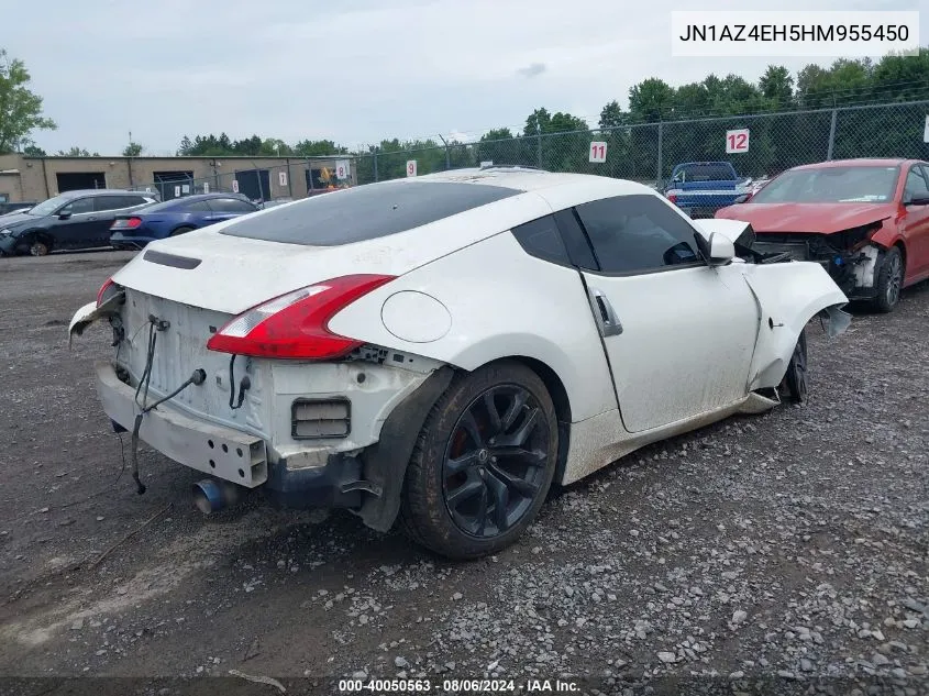 2017 Nissan 370Z VIN: JN1AZ4EH5HM955450 Lot: 40050563