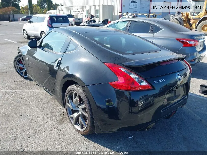 2017 Nissan 370Z Sport VIN: JN1AZ4EH2HM951940 Lot: 40378761