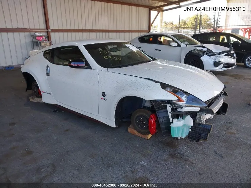 JN1AZ4EH0HM955310 2017 Nissan 370Z Nismo Tech