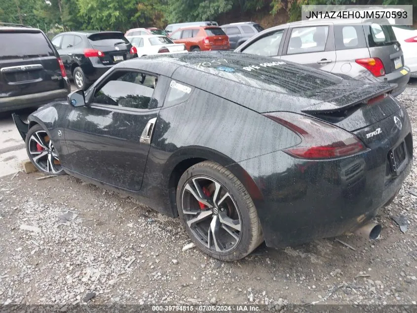 2018 Nissan 370Z VIN: JN1AZ4EH0JM570593 Lot: 39794815