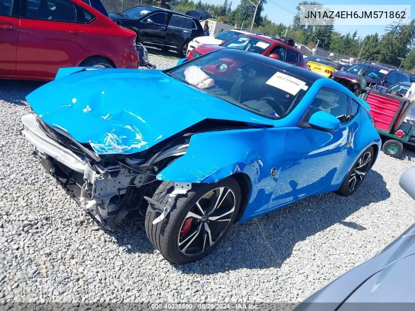 2018 Nissan 370Z Sport Tech VIN: JN1AZ4EH6JM571862 Lot: 40235890