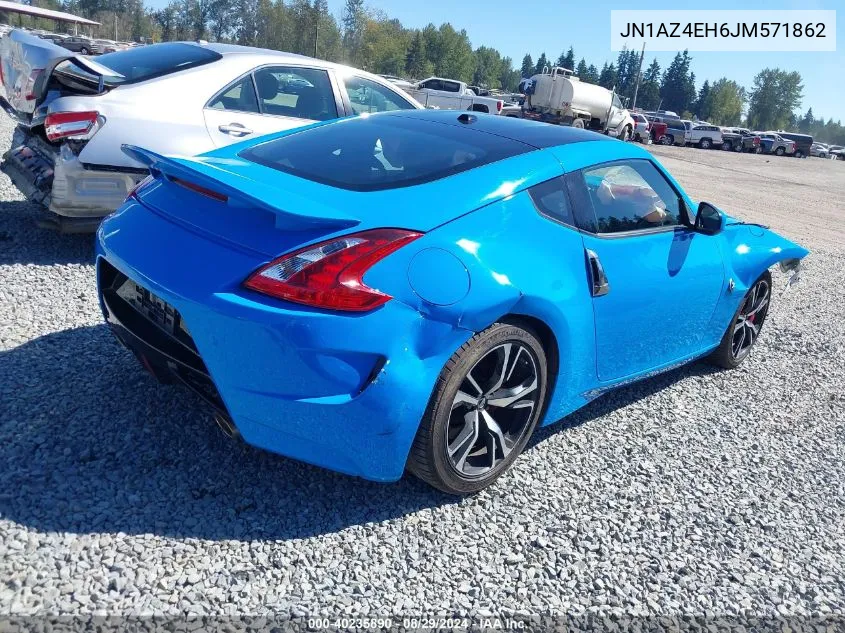 2018 Nissan 370Z Sport Tech VIN: JN1AZ4EH6JM571862 Lot: 40235890