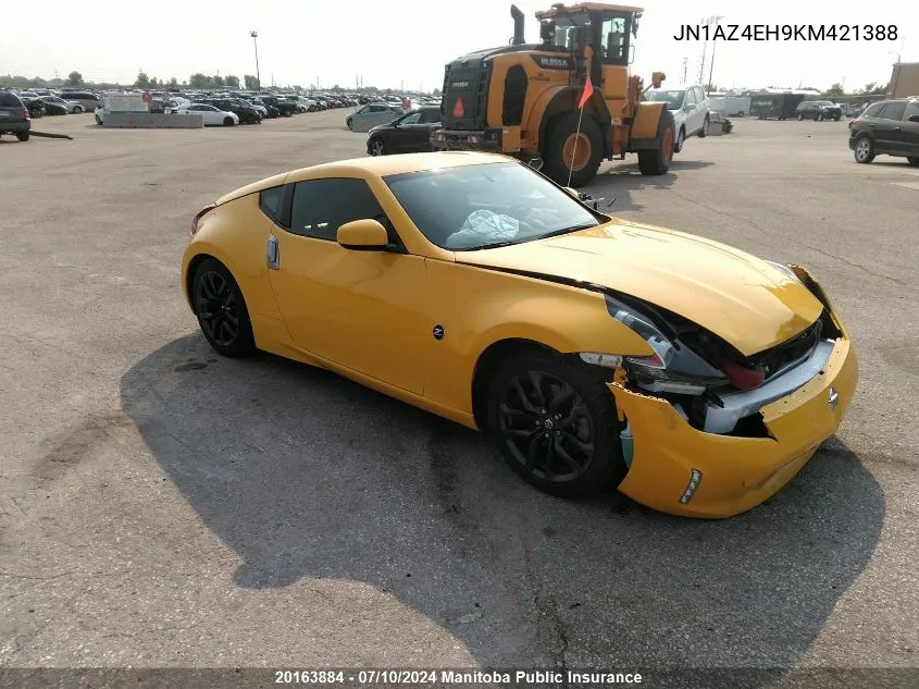 2019 Nissan 370Z VIN: JN1AZ4EH9KM421388 Lot: 20163884