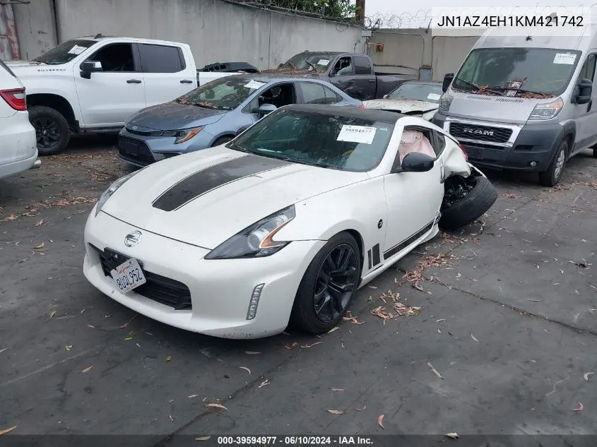 JN1AZ4EH1KM421742 2019 Nissan 370Z