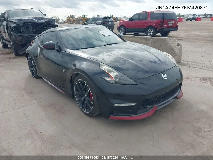 JN1AZ4EH7KM420871 2019 Nissan 370Z Nismo